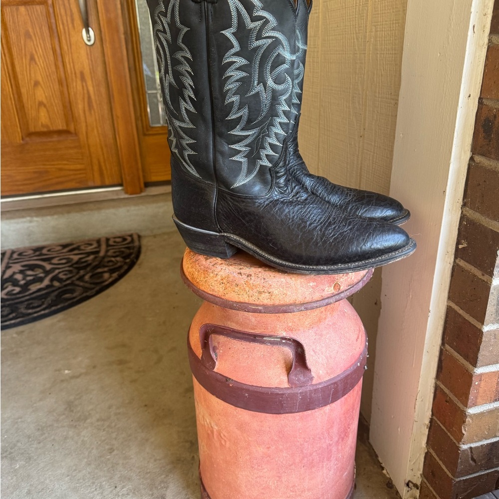 Tony Lama MEN'S NACOGDOCHES TEJU LIZARD WESTERN BOOTS
